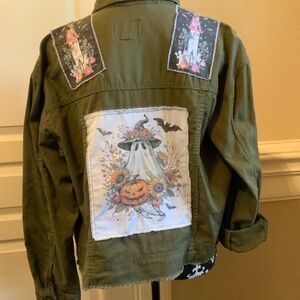 Timing olive green jacket Size M